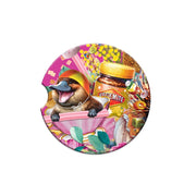 Lisa Pollock Car Coaster Vegemite Platypus CCC159
