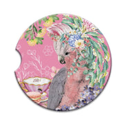 Lisa Pollock Car Coaster Native Bush Tea - CCC142