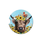 Lisa Pollock Car Coaster Sunny Highland - CCC156