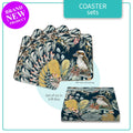 Lisa Pollock Coasters Set - CSTR03 - Bush Guardian - Mooroolbark Wool