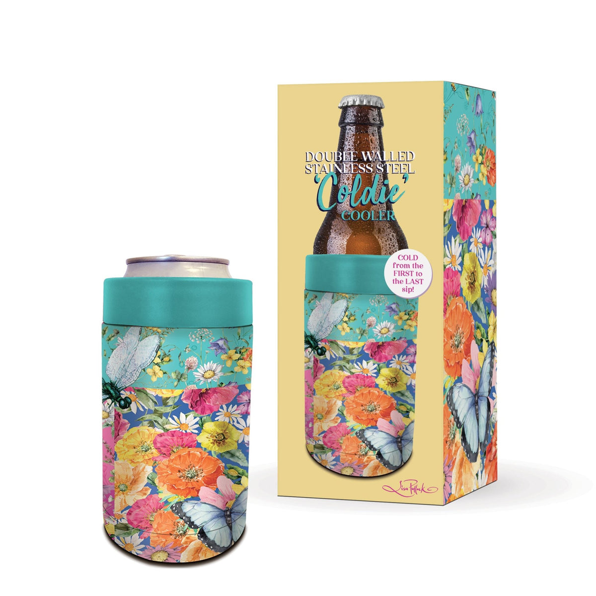 Lisa Pollock Coldie Cooler Wildflower Patch TCH16 - Mooroolbark Wool