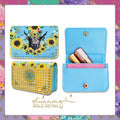 Lisa Pollock Compact Card Wallet - Sunflower - Mooroolbark Wool