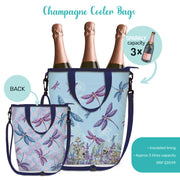 Lisa Pollock - Insulated Cooler Bag - Lavender Dragonflies - CCB20