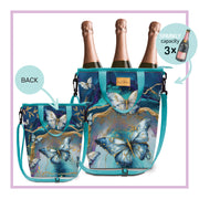 Lisa Pollock Insulated Cooler Bag Tranquil Butterflies -CCB31