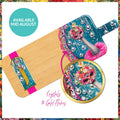 Lisa Pollock Crystal Resin Bamboo Board  - Disco Darling CRB06 - Mooroolbark Wool