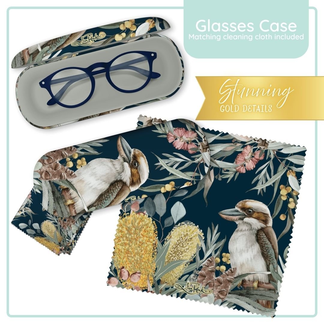 Lisa Pollock Glasses Case Bush Guardian - GC32 - Mooroolbark Wool