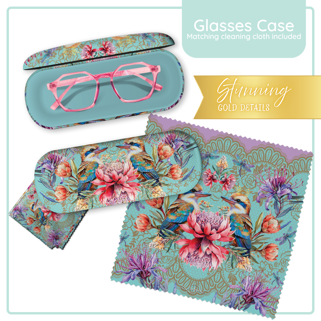 Lisa Pollock Glasses Case Vintage Kookas - GC82 - Mooroolbark Wool