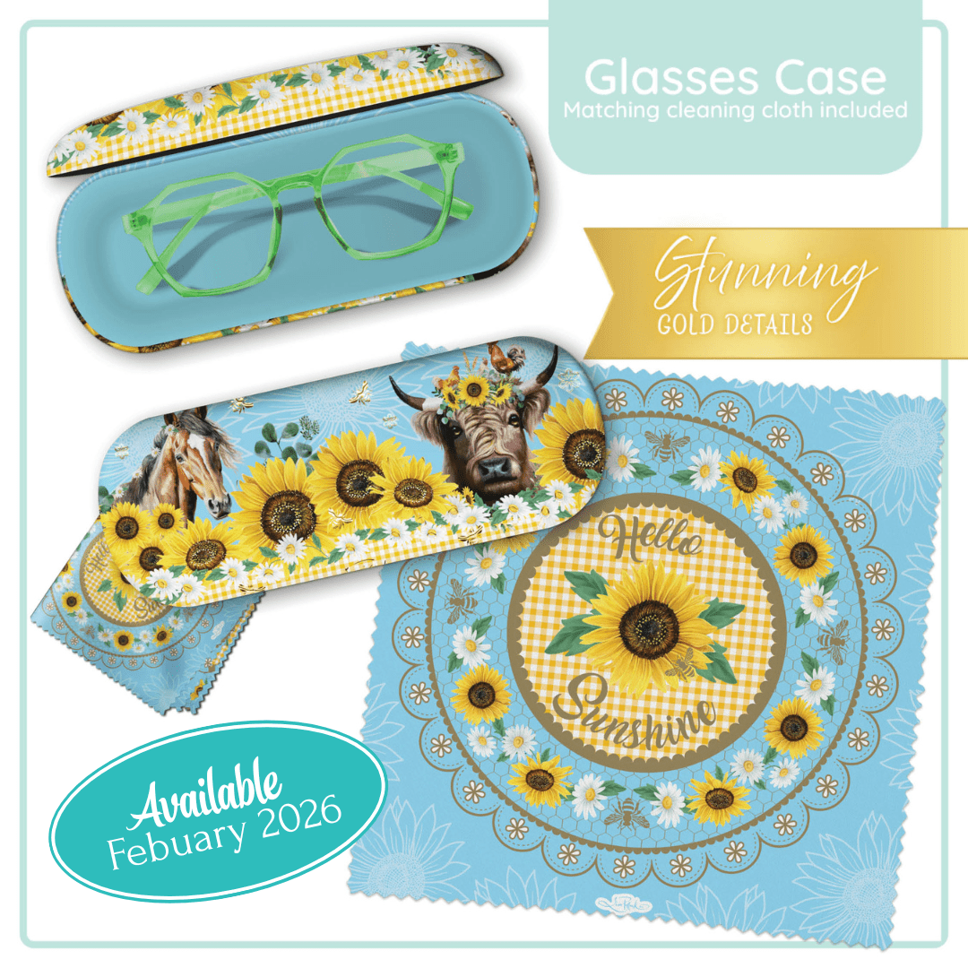 Lisa Pollock Glasses Case Wonda Wombat - GC88 - Mooroolbark Wool
