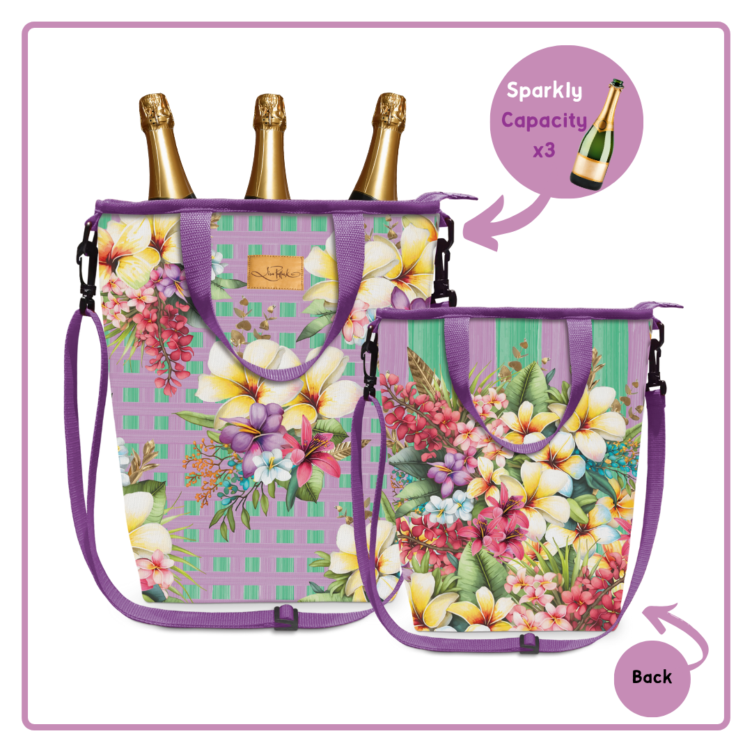 Lisa Pollock Insulated Cooler Bag Paradise Bloom - CCB37 - Mooroolbark Wool