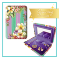 Lisa Pollock Jewellery Cases-Flowers - Mooroolbark Wool