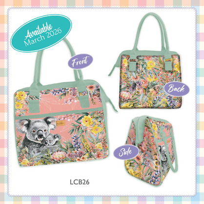 Lisa Pollock Lunch Cooler Bag Koala Cuddles - LBC26 - Mooroolbark Wool