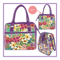 Lisa Pollock Lunch Cooler Bag Paradise Bloom - LBC20 - Mooroolbark Wool