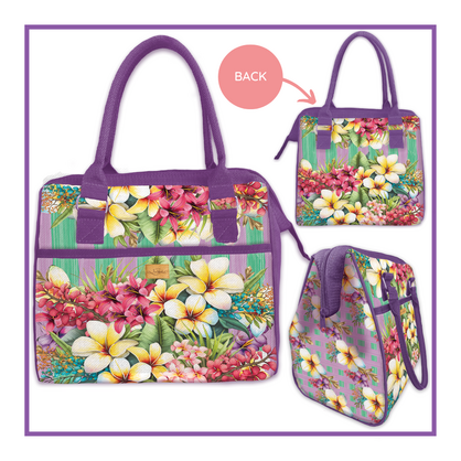 Lisa Pollock Lunch Cooler Bag Paradise Bloom - LBC20 - Mooroolbark Wool
