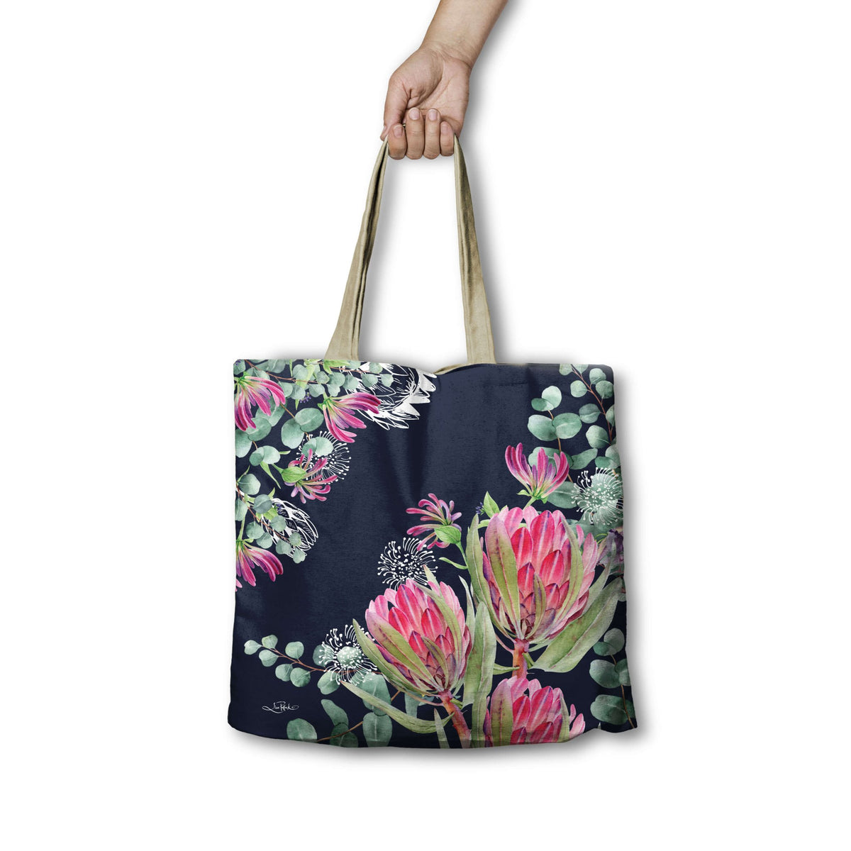 Lisa Pollock Shopping Bag Blush Beauty RSB08 - Mooroolbark Wool