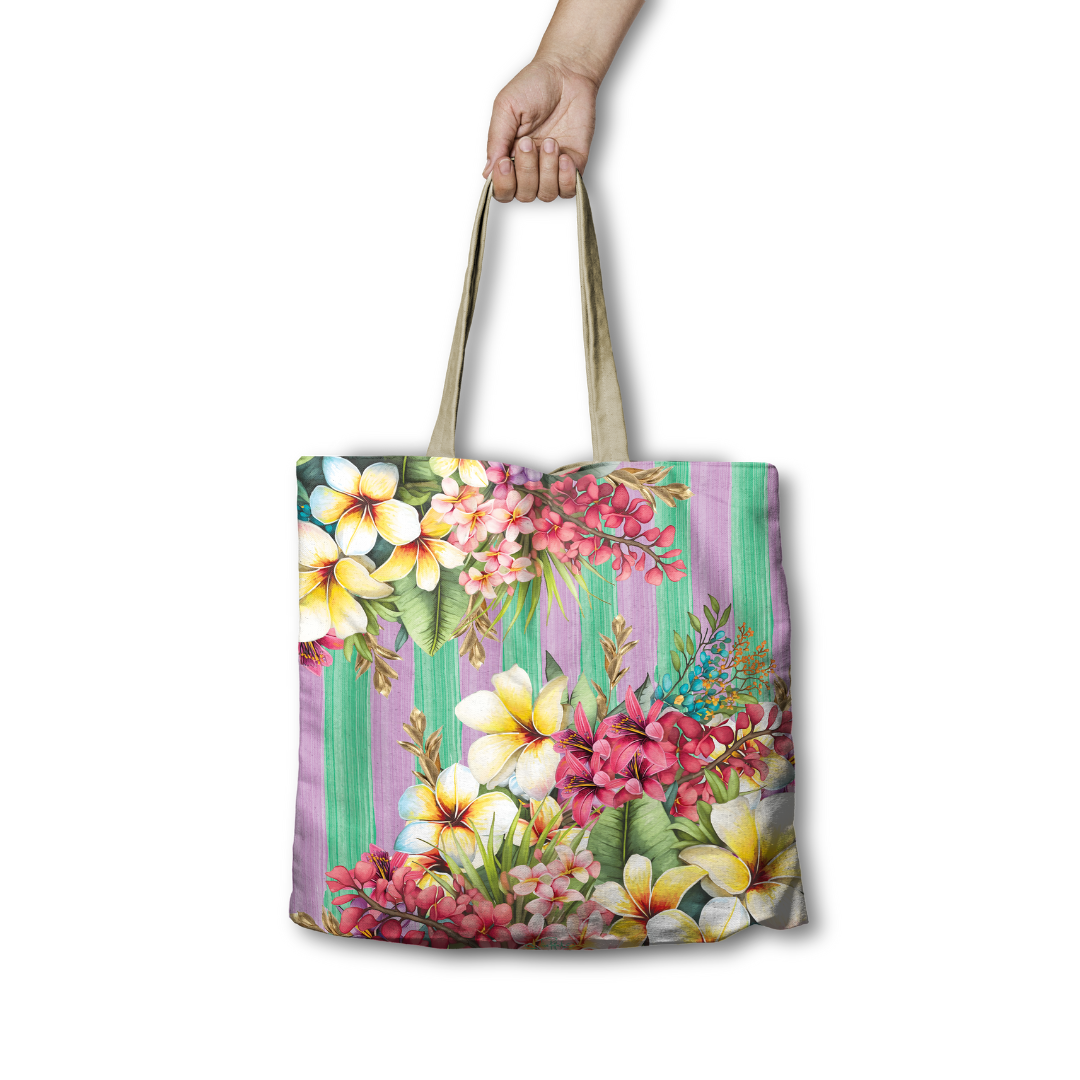 Lisa Pollock Shopping Bag - Country Dusk RSB109 - Mooroolbark Wool