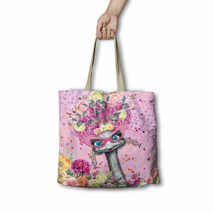 Lisa Pollock Shopping Bag Edna Emu RSB70 - Mooroolbark Wool