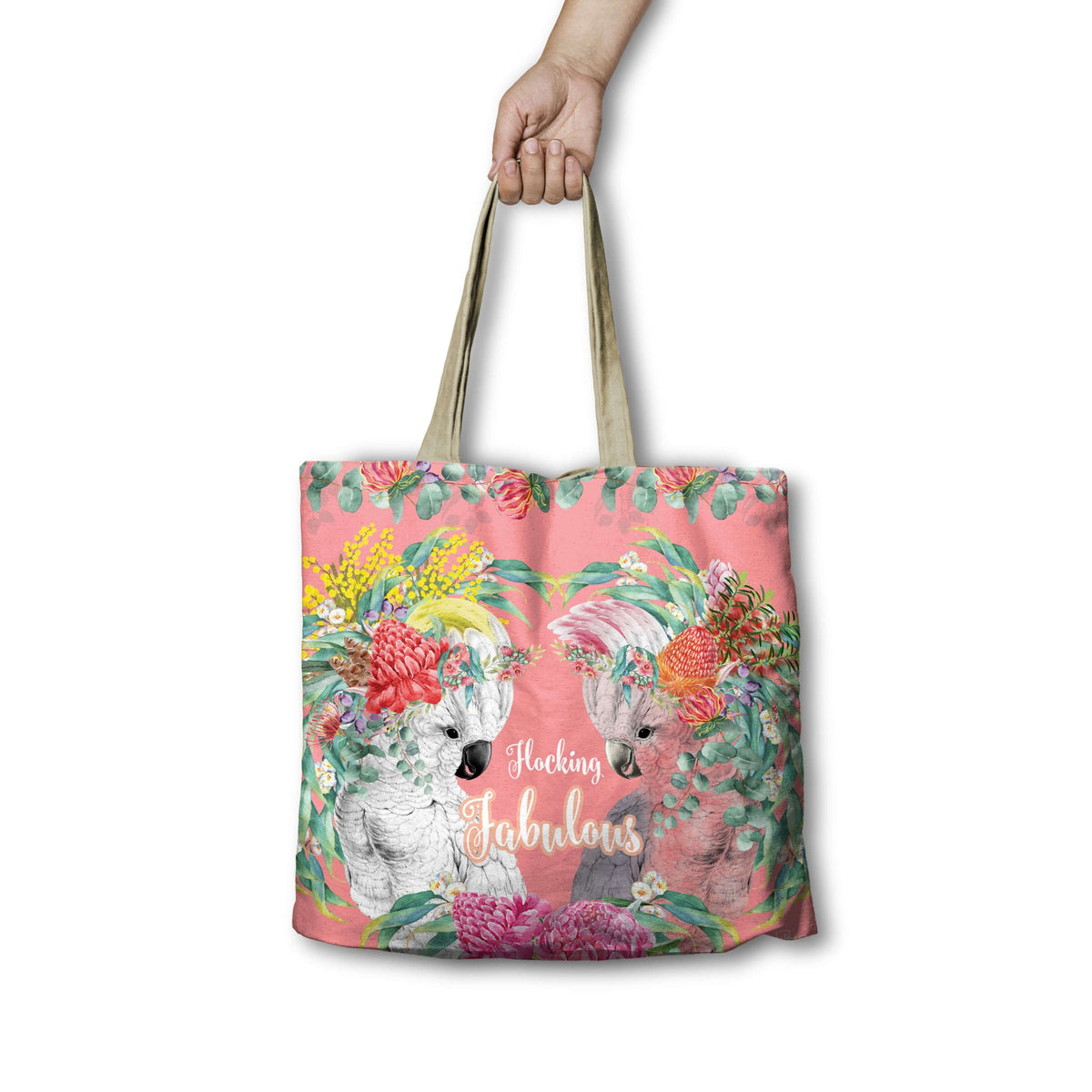 Lisa Pollock Shopping Bag Flocking Fabulous RSB02 - Mooroolbark Wool