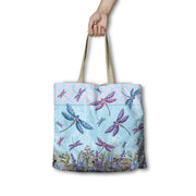 Lisa Pollock Shopping Bag - Lavender Dragonflies RSB82