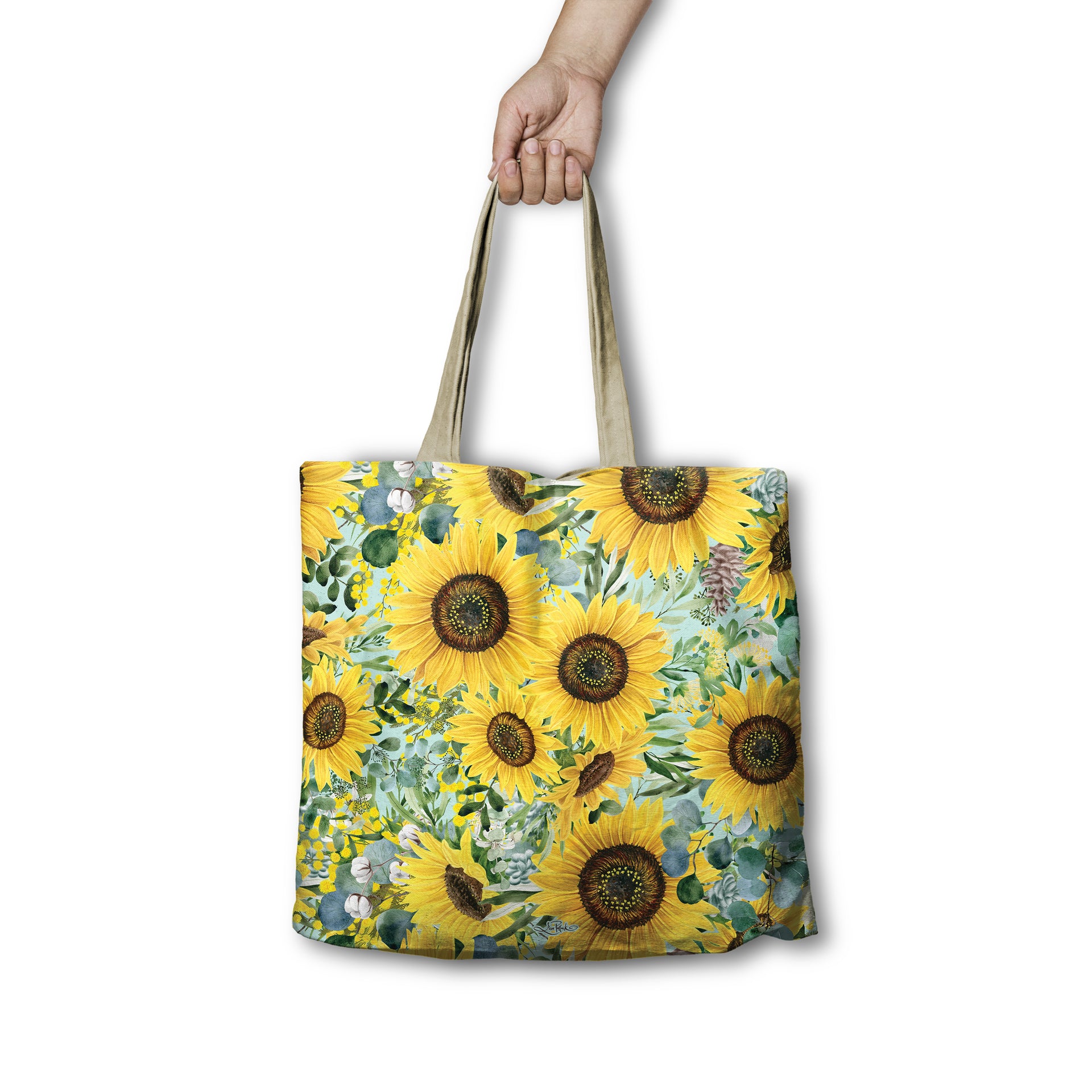 Lisa Pollock Shopping Bag - Sunflower Bright RSB36