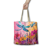 Lisa Pollock Shopping Bag - Playful Dragonflies RSB93