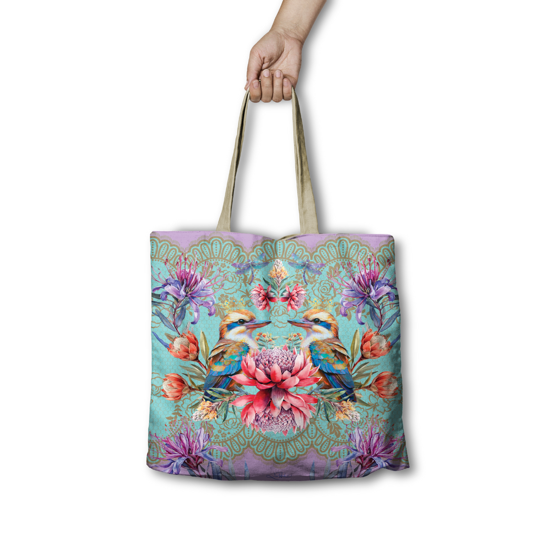 Lisa Pollock Shopping Bag - Vintage Kookas RSB106 - Mooroolbark Wool