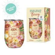 Lisa Pollock Bevvy Travel Mug 350ml-Gin O'Clock SSB014