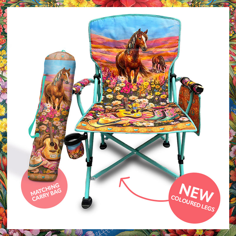 Lisa Pollock Camping Chair lucky country - chair11