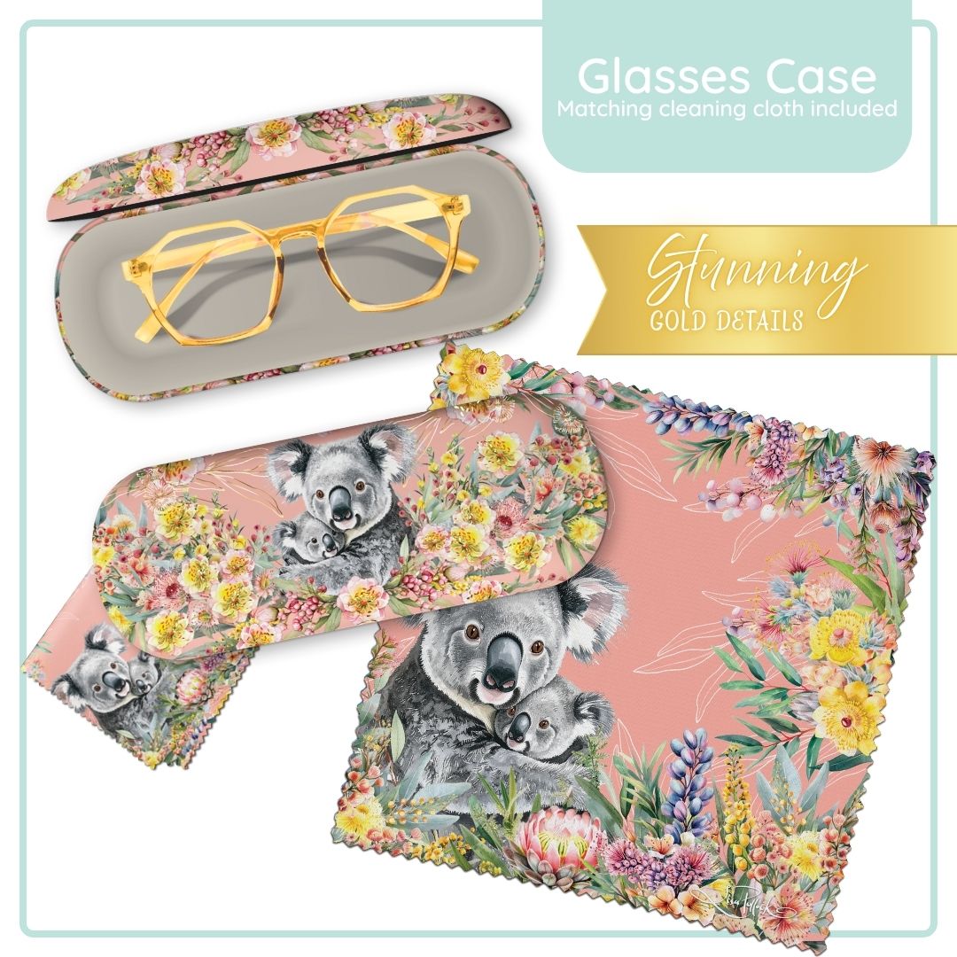 Lisa Pollock Glasses Case Koala Cuddles - GC96