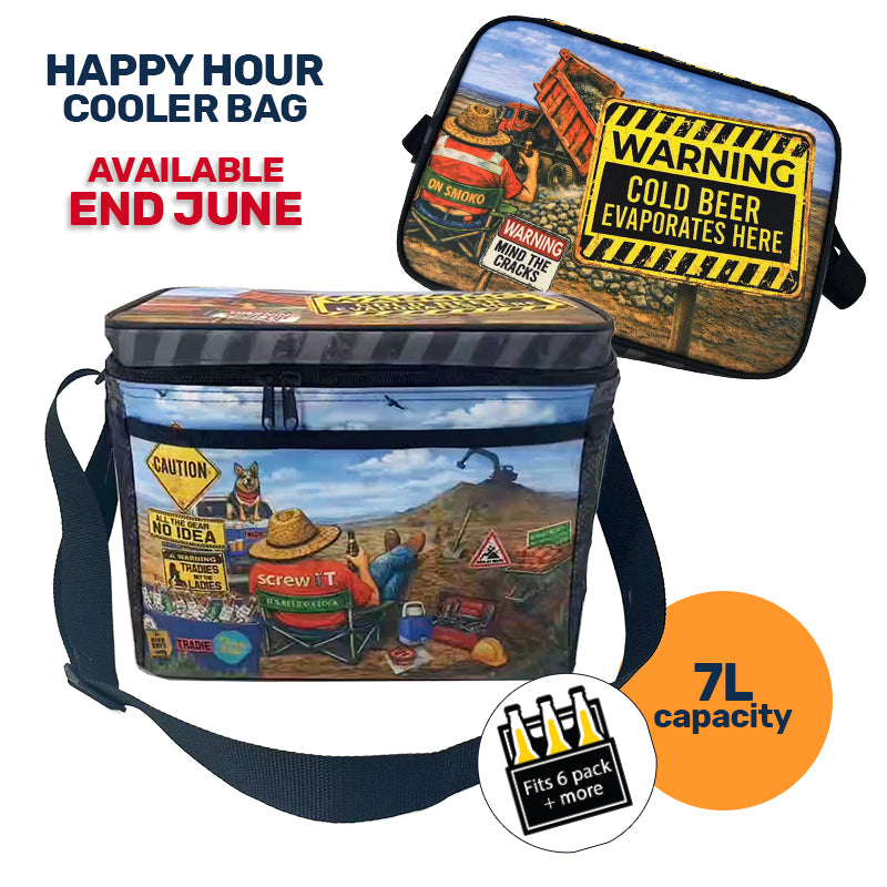 Lisa Pollock Insulated Cooler Bag tradie time - HHCB13