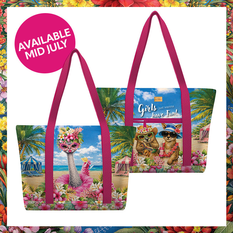 Lisa Pollock Large Tote Cooler Bag - Girls on Tour LTC16
