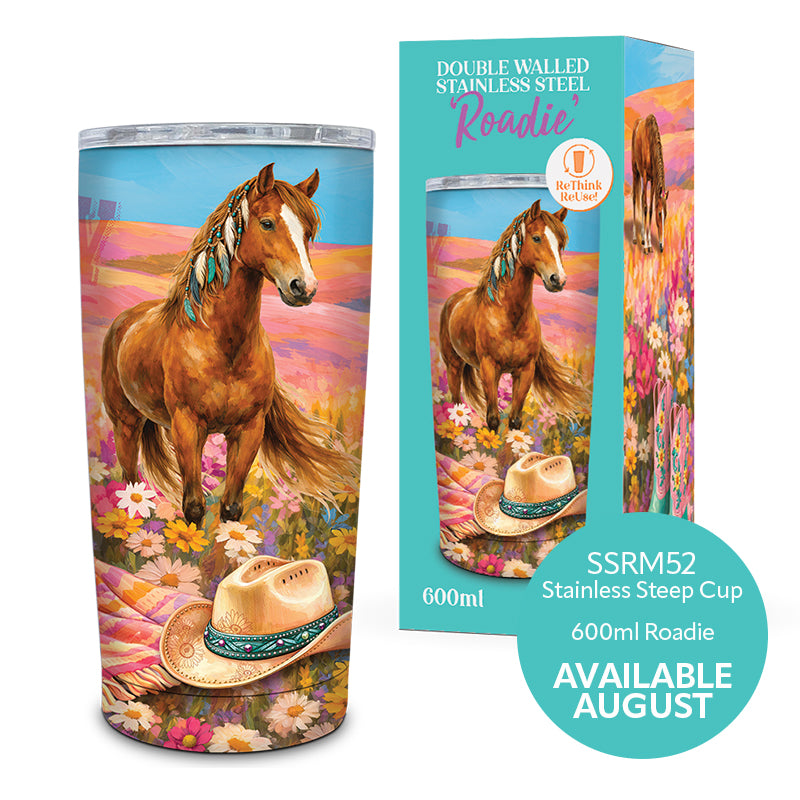 Lisa Pollock Roadie Travel Mug lucky country - ssrm52