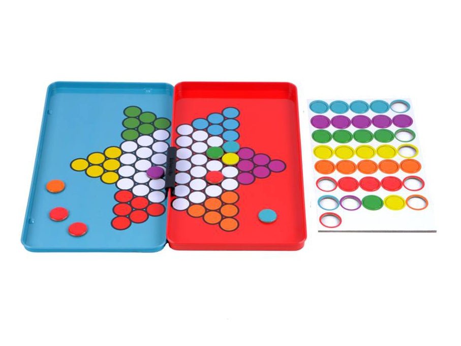 Magnetic Travel Game - Magnetic Chinese Checkers - Mooroolbark Wool