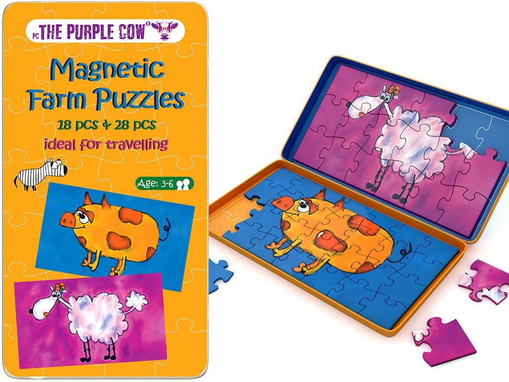 Magnetic Travel Game - Magnetic Farm Puzzles - Mooroolbark Wool