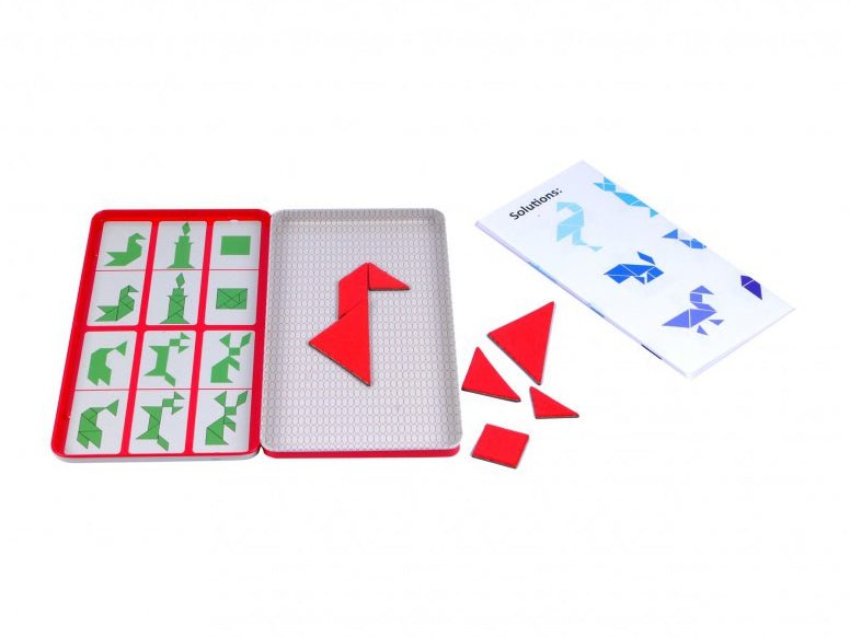Magnetic Travel Game - Magnetic Tangram - Mooroolbark Wool