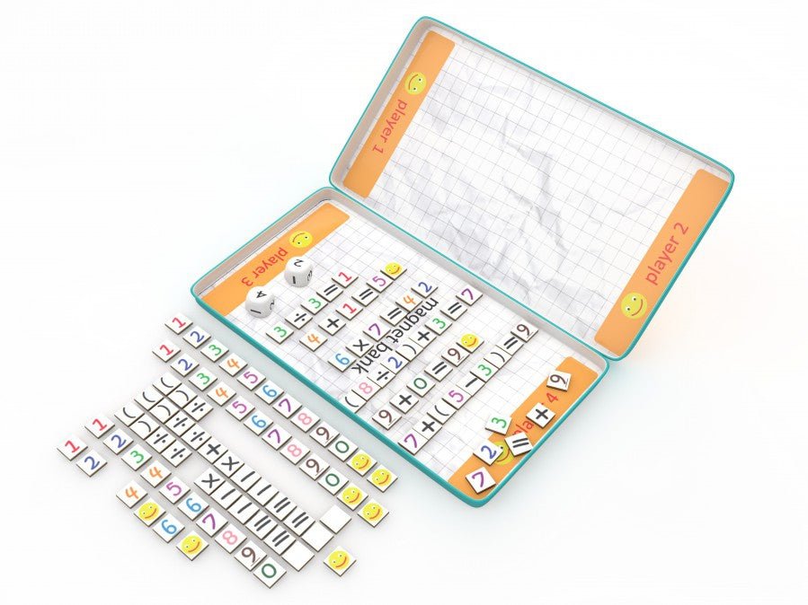 Magnetic Travel Game - Magnetic The Maths Game - Mooroolbark Wool