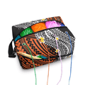 Modern Knitting Project Bag - Geometric Wave VBFD0056 - Mooroolbark Wool