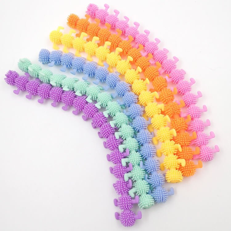 Caterpillar Noodle Fidget - Mooroolbark Wool