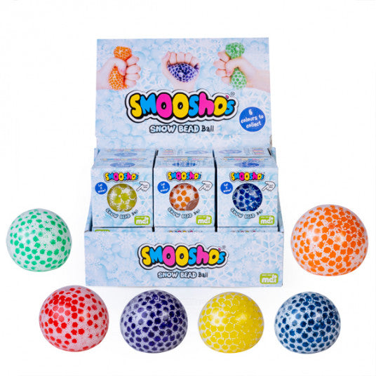 Smooshos Snow Bead Ball - Mooroolbark Wool
