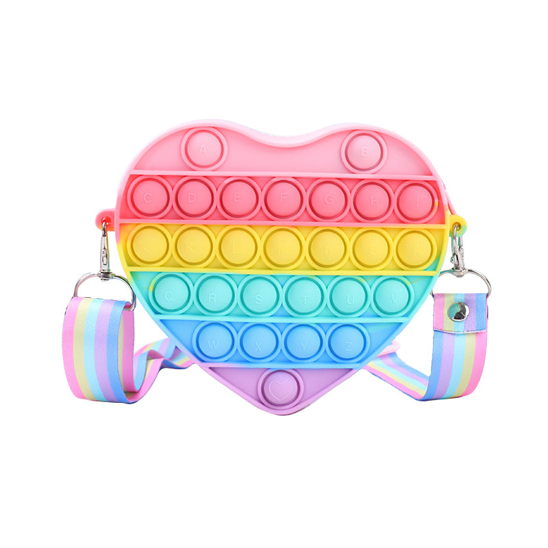 Pop It Purse Heart