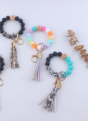 Tassel Wristlet Keychain - Mooroolbark Wool