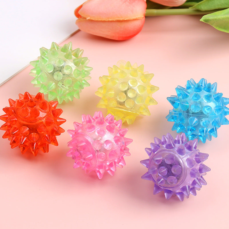 Light Up Spiky Ball - Mooroolbark Wool