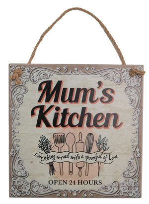 Mum's Kitchen Sign - AHS007 - Mooroolbark Wool