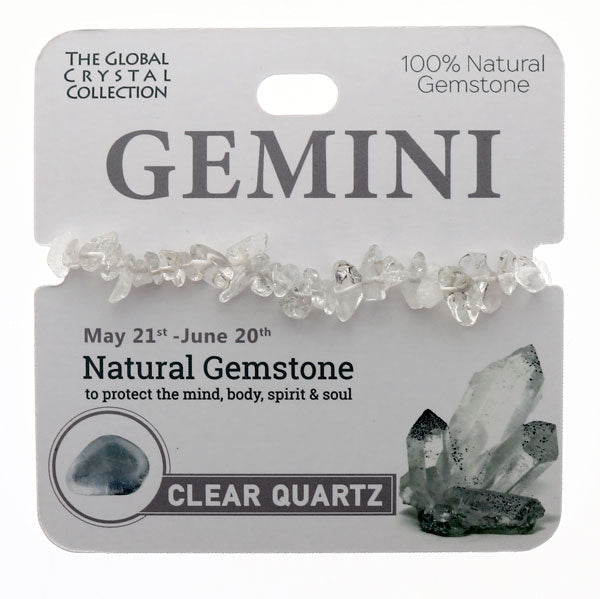 Natural Gemstones Bracelet - Gemini MBS008 - Mooroolbark Wool