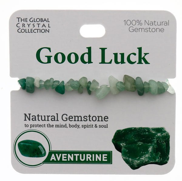 Natural Gemstones Bracelet - Good Luck MBS080 - Mooroolbark Wool