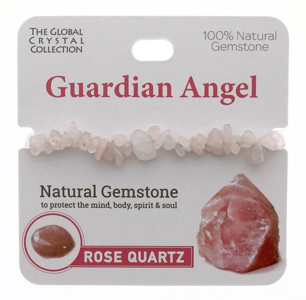 Natural Gemstones Bracelet - Guardian Angel MBS074 - Mooroolbark Wool