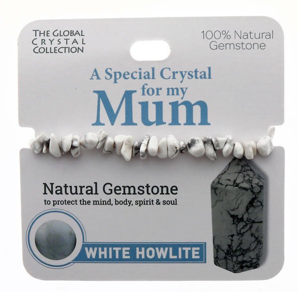 Natural Gemstones Bracelet - Mum MBS086 - Mooroolbark Wool