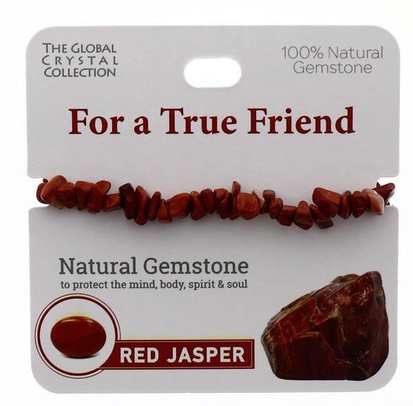 Natural Gemstones Bracelet - True Friend MBS092 - Mooroolbark Wool