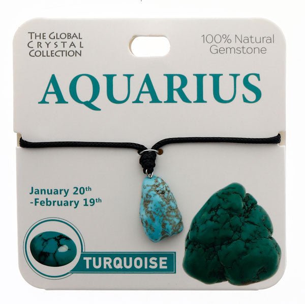Natural Gemstones Necklace - Aquarius MBS031 - Mooroolbark Wool