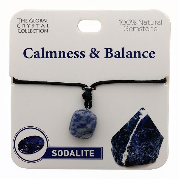 Natural Gemstones Necklace - Calmness & Balance MBS064 - Mooroolbark Wool