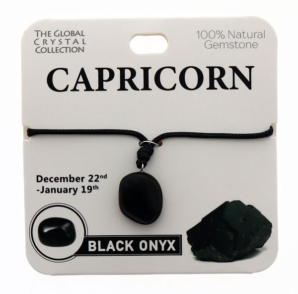 Natural Gemstones Necklace - Capricorn MBS028 - Mooroolbark Wool